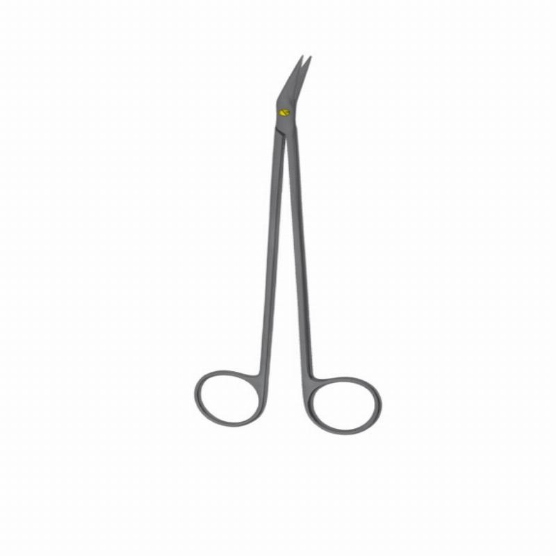 Ножиці різної модифікації, хірургічні, судинні, "De Bakey", "TC", вигнуті під кутом 45°, загальна довжина 190 мм. FEHLING INSTRUMENTS GmbH & Co. KG